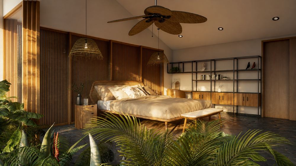 The Refuge House bedroom